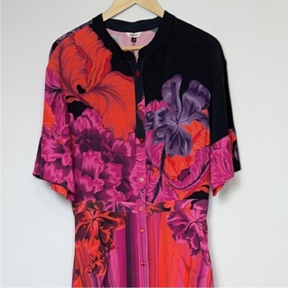 NWT THE KIT. Cobie Shirtdress in Striped Iris size 18 new - Picture 7 of 12